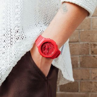 SĂN SALE ĐỒNG HỒ ĐIỆN TỬ CAO CẤP KASIO DÂY CAO SU ĐỎ MẶT BO GÓC FULLBOX