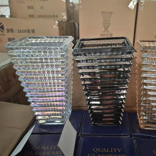 Lọ Hoa Tháp Kim Cương Trộn Màu, 25cm (THÙNG 12C)