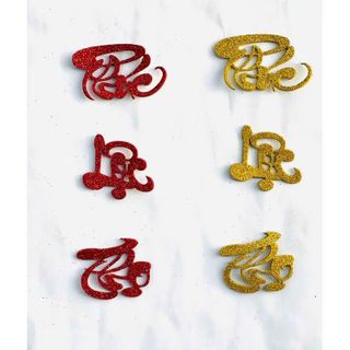 SET CHỮ XỐP THƯ PHÁP DÁN DƯA 4.5CM (Chúc mừng năm mới - Phúc lộc thọ - Vạn sự như ý - An khang thịnh vượng)