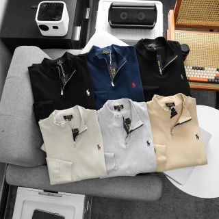 Áo Khoác Thời Trang tay dài Polo  Chất vải cotton dày mịn cực đẹp