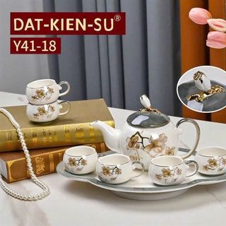 Bộ Ấm Chén Kèm Khay Y41-18 ( THÙNG 12B )