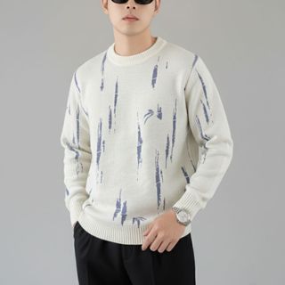 Áo len nam cổ 3p len nhung dày dặn siêu ấm siêu nhẹ có bigsize hàng QC cao cấp Hà Đinh- Ghi, Be, Trắng kem - M L XL XXL - 3p-916tre