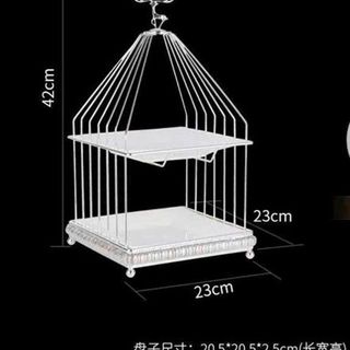 Kệ Lồng Chim 2 Tầng ( THÙNG 6C )