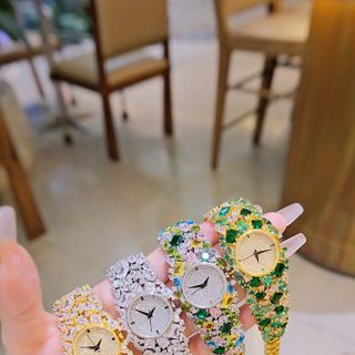 ĐỒNG HỒ NỮ CHÍNH HÃNG FUNMEI F2173 FULL ĐÁ PHA LÊ NHIỀU MÀU FULLBOX HÃNG