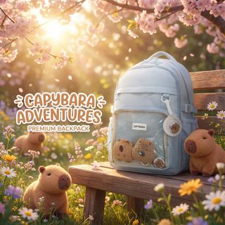 BALO TRUNG HỌC CAPIPARA PHỐI KÍNH – ĐƠN GIẢN MÀ SIÊU DỄ THƯƠNG A1685 - PIPI STORE