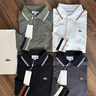 Polo dài tay nam. Chất tổ ông  dệt kim Mịn Dày Dặn