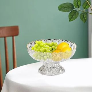 9007- Đĩa Nhựa để hoa quả có Chân ĐẾ ( ZengBao) ( THÙNG 72C )