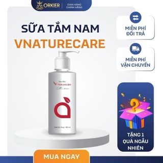 Sữa Tắm Nam V-Naturecare – Mùi Hương Nước Hoa Mạnh Mẽ, Làm Sạch Dịu Nhẹ, Lành Tính | Mua 1 Tặng 1 Quà Ngẫu Nhiên