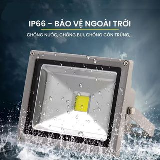 Đèn pha led siêu sáng ngoài trời cao cấp 220v,sân pickleball 250w ánh sáng trắng,vàng,trung tính
