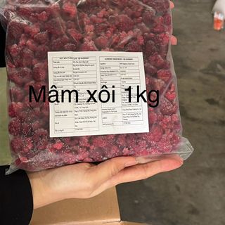 MÂM XÔI ĐỎ (Raspberry) ĐÔNG LẠNH NHẬP KHẨU - Hàng cao cấp, nguyên trái, không dập nát