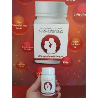 [Mua 1 Tặng 1 Quà Ngẫu Nhiên] Man-Link Max – Thực Phẩm Bảo Vệ Sức Khỏe Hỗ Trợ Thể Lực & Sức Bền Cho Nam Giới