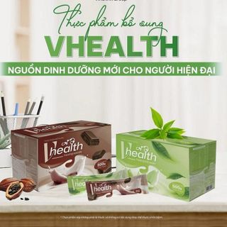 Thực Phẩm Bổ Sung VHealth ( Vị Socola ) Hỗ Trợ Tăng Cường Dưỡng Chất, Sức Khỏe & Sức Đề Kháng | Mua 1 Tặng 1 Quà Ngẫu Nhiên