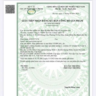 Thực Phẩm Bảo Vệ Sức Khỏe VTOPCAN – Hỗ Trợ Tăng Đề Kháng, Giảm Mệt Mỏi | Mua 1 Tặng 1 Quà Ngẫu Nhiên