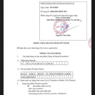 Dầu Gội Đầu VNaturecare – Hỗ Trợ Làm Sạch & Chăm Sóc Tóc Chắc Khỏe | Mua 1 Tặng 1 Quà Ngẫu Nhiên