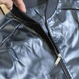 Áo khoác nam chất da simili bo thun