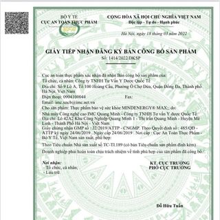 Thực Phẩm Bảo Vệ Sức Khỏe Mind Energy – Hỗ Trợ Tăng Cường Trí Nhớ Giảm Căng Thẳng Kéo Dài | Mua 1 Tặng 1 Quà Ngẫu Nhiên