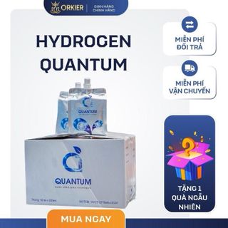 Nước Uống Giàu Hydrogen Quantum - Giúp Bổ Sung Nước, Cân Bằng Axit Kiềm, Giúp Cơ Thể Khỏe Mạnh | Mua 1 Tặng 1 Quà Ngẫu Nhiên