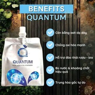 Nước Uống Giàu Hydrogen Quantum - Giúp Bổ Sung Nước, Cân Bằng Axit Kiềm, Giúp Cơ Thể Khỏe Mạnh | Mua 1 Tặng 1 Quà Ngẫu Nhiên