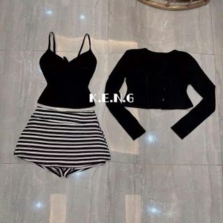 Set 2 món rời bra quây co mút kèm đầm big 
Size 60kg - 80kg