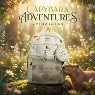 BALO CAPIPARA SIÊU DỄ THƯƠNG KÈM VÍ, NHẸ, TIỆN, DỄ THƯƠNG A206 - PIPI STORE