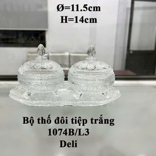 BỘ 2 HỦ MỨT TẾT KÈM KHAY DELI 1074BL3 (T8)
