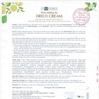 Kem Dưỡng Da Vxebra Orico Cream – Hỗ Trợ Dưỡng Ẩm, Làm Mờ Thâm Sạm, Hỗ Trợ Sáng Da | Mua 1 Tặng 1 Quà Ngẫu Nhiên