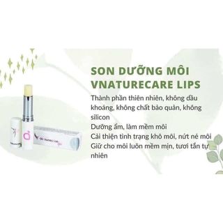 Son Dưỡng Môi V- Naturecare Lips – Giúp Dưỡng Ẩm Sâu Giúp Đôi Môi Luôn Mềm Mại Tươi Tắn Tự Nhiên | Mua 1 Tặng 1 Quà Ngẫu Nhiên