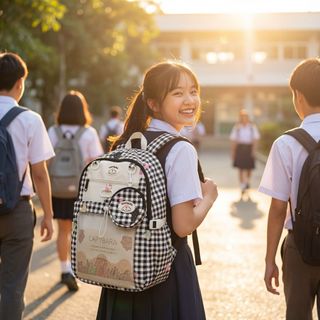 BALO CAPIPARA SIÊU DỄ THƯƠNG KÈM VÍ, NHẸ, TIỆN, DỄ THƯƠNG A206 - PIPI STORE