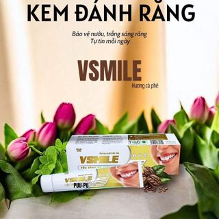 Kem Đánh Răng VSMILE 150g – Làm Sạch Mảng Bám, Hơi Thở Thơm Mát | Mua 1 Tặng 1 Quà