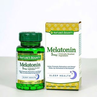 Viên ngủ ngom Melatonin Nature's Bounty 60v