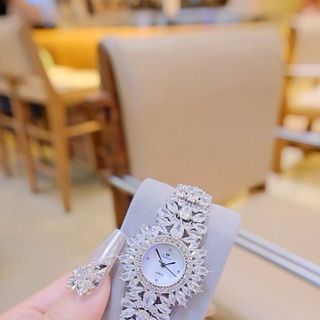 ĐỒNG HỒ NỮ CHÍNH HÃNG FUNMEI F2170 ĐÍNH PHA LÊ FULLBOX HÃNG
