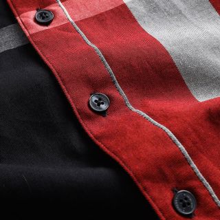 Sơ mi dài tay nam. Chất cotton , Vải chính quy