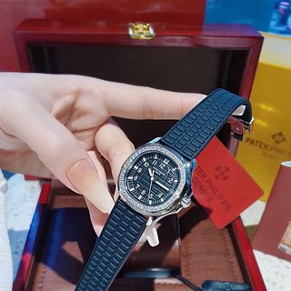 ĐỒNG HỒ NỮ CAO CẤP FATEK NAUTILUS MẶT SỐ VUÔNG VIỀN ĐÁ DÂY CAO SU