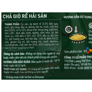 Chả giò Rế Hải Sản Cầu Tre gói 500g