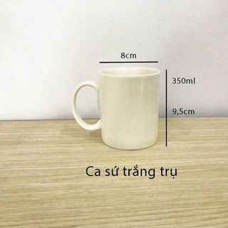 LY SỨ TRẮNG 350ML CÓ QUAI CẦM (T72)
