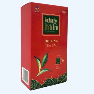 “ Thùng 48 hộp “ Trà Ô Long Túi Lọc Cầu Tre 25 gói *2g= 50g/ hộp hsd tháng 5/2027