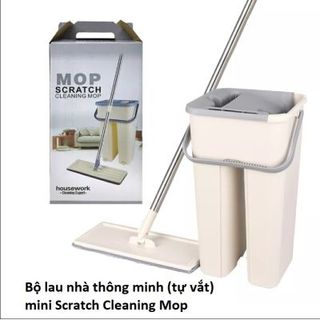 Cây lau nhà tự vắt 2 ngăn Scratch