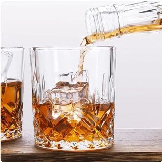 BỘ 6 LY THỦY TINH WHISKY 280ML LXZS2001 (T8)