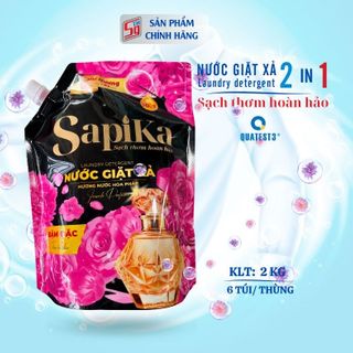 Nước giặt xả SapiKa 2 kg hương nước hoa