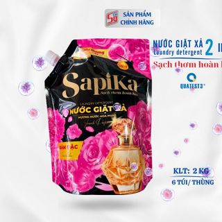 Nước giặt xả SapiKa 2 kg hương nước hoa