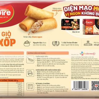 Chả Giò Da Xốp Nhân Thịt Cầu Tre 500g
