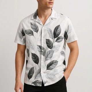 Sơ mi tay ngắn nam. Chất lụa 100% cotton lụa , thiết kế cổ vest classic, tông màu siêu đẹp