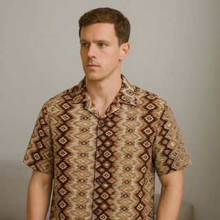 Sơ mi tay ngắn nam. Chất lụa 100% cotton lụa , thiết kế cổ vest classic, tông màu siêu đẹp