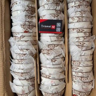 Bộ 10 chén 4D Dây tây đỏ A90 ( T12 )