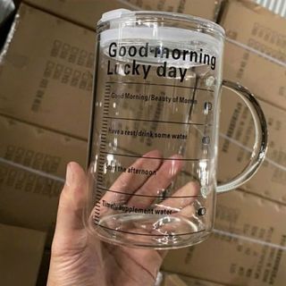 Ca Thủy Tinh Chia Vạch Trắng Nắp Nhựa ( THÙNG 32C )