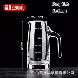 Ca bình thủy tinh rót rượu 24k 150ml (THÙNG 96C)