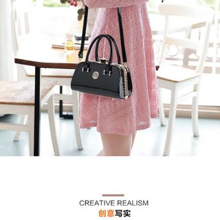 Túi xách tay đeo vai đeo chéo chất liệu da bóng Pu loại 1 cao cấp hàng Quảng Châu