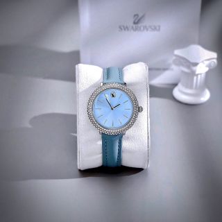 Đồng hồ nữ Swarovs xanh pastel