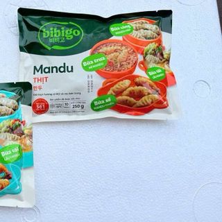 Bánh Xếp Mandu Bibigon 250gr - Hương Vị Thịt Tươi Ngon"