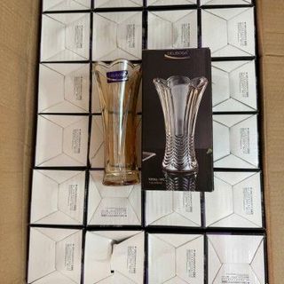 Bình đựng hoa thuỷ tinh màu vàng P128 size ( T24 )